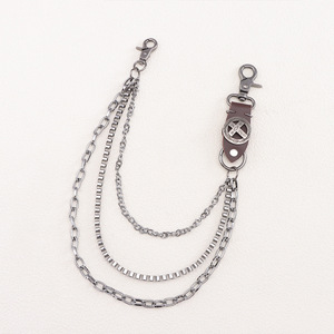 โซ่คล้องกางเกงหนังสไตล์ฮิปฮอปพังก์แบบหลายชั้น โซ่คาดเอวผู้หญิง โลหะ แฟชั่นสตรีท - Product Image 6