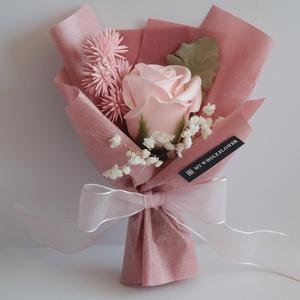 Cadeaux d'événement, bouquets de <span class=keywords><strong>fleurs</strong></span> de rose et de œillets, mini <span class=keywords><strong>bouquet</strong></span> de <span class=keywords><strong>fleurs</strong></span> de savon avec sac cadeau - Product Image 3