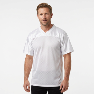 Auténtica Camiseta de Fútbol Americano Personalizada STORM FIT, Malla Transpirable Premium, Impresión Sublimada, Cuello en V, Talla Grande, Manga Corta - Product Image 1