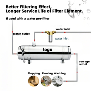 Système de filtration <span class=keywords><strong>d</strong></span>'<span class=keywords><strong>eau</strong></span> pour toute <span class=keywords><strong>la</strong></span> maison OEM en acier inoxydable à ultrafiltration PVDF lavable, <span class=keywords><strong>purificateur</strong></span> à haut <span class=keywords><strong>d</strong></span>ébit, durée de <span class=keywords><strong>vie</strong></span> de plus de 3 ans pour l'<span class=keywords><strong>eau</strong></span> de puits - Product Image 5