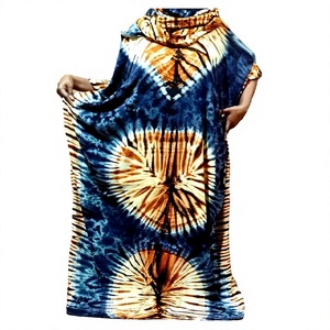 Handmade Tie Dye Women's <b>Kaftan</b> Maxi Dress Bohemian Style Floor Length Loose Fit <b>Plus</b> <b>Size</b> Muslim Clothing - Product Image 1