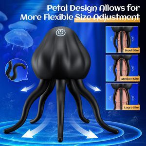 Vibrador de Silicone em Forma de Água-Viva Mivoo para Mulheres com 10 Modos de Vibração, Recarregável via USB, à Prova d'Água IPX6 - Product Image 2