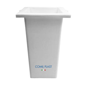 COMIL PLAST Q1020 Doublure en plastique de style européen, fabricant italien, pour vase à fleurs carré de cimetière, granit bronze pour - Product Image 1