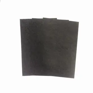Panneaux acoustiques en Polyester à Absorption sonore noir, panneau acoustique pour animaux de compagnie, personnalisable, de 3mm, 50 pièces
