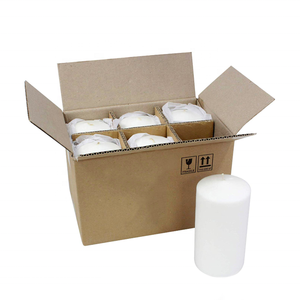 Großhandel Custom Logo 7 Tage Kerze <span class=keywords><strong>Big</strong></span> Size Wachs Weiß gefärbte Stumpen kerzen für Hochzeits dekoration - Product Image 6