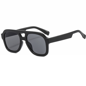Gafas de Sol Personalizadas Sunway Eyewear con Logotipo de Diseñador, Doble Puente, Estilo Vintage Clásico para Hombre, Protección UV400 - Product Image 1