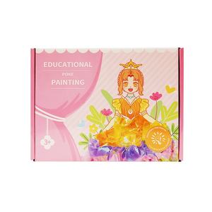 Princess <span class=keywords><strong>Poke</strong></span> DIY Fabric Craft Kit Juguetes de papel educativos Regalo para niños Regalo divertido y creativo para niños - Product Image 6