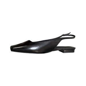 Sandalias Planas de Punta Cuadrada Cerrada para Mujer, Elegantes, de Tacón Bajo, con Tira Trasera, Novedad Verano 2026 - Product Image 5