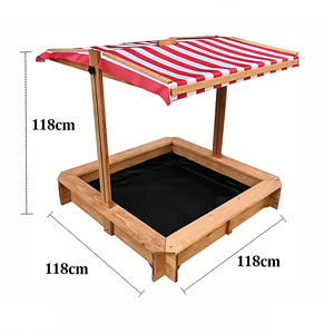 Meubles de jeu d'extérieur pour enfants de couleur personnalisable <span class=keywords><strong>Bac</strong></span> <span class=keywords><strong>à</strong></span> <span class=keywords><strong>sable</strong></span> en bois massif réglable en <span class=keywords><strong>hauteur</strong></span> avec banc pour enfants - Product Image 3