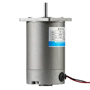 Yüksek tork elektrik dc motor 24 volt hız oranı 10 15 20 12v 250w 3600rpm dc motor dişli redüktör