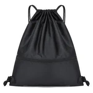 2024 New Product Fashionable Fitness Oxford Cloth Zipper Bag Drawstring Gym Bag