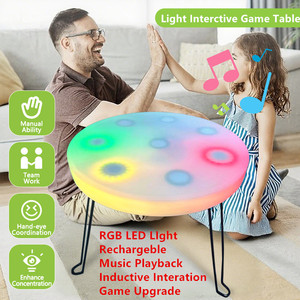 Mesa Plegable Redonda Moderna Hecha a <span class=keywords><strong>Mano</strong></span> para Niños con Música y Juego Táctil para Manualidades, Decoración del Hogar, Uso en Interiores y Exteriores - Product Image 6