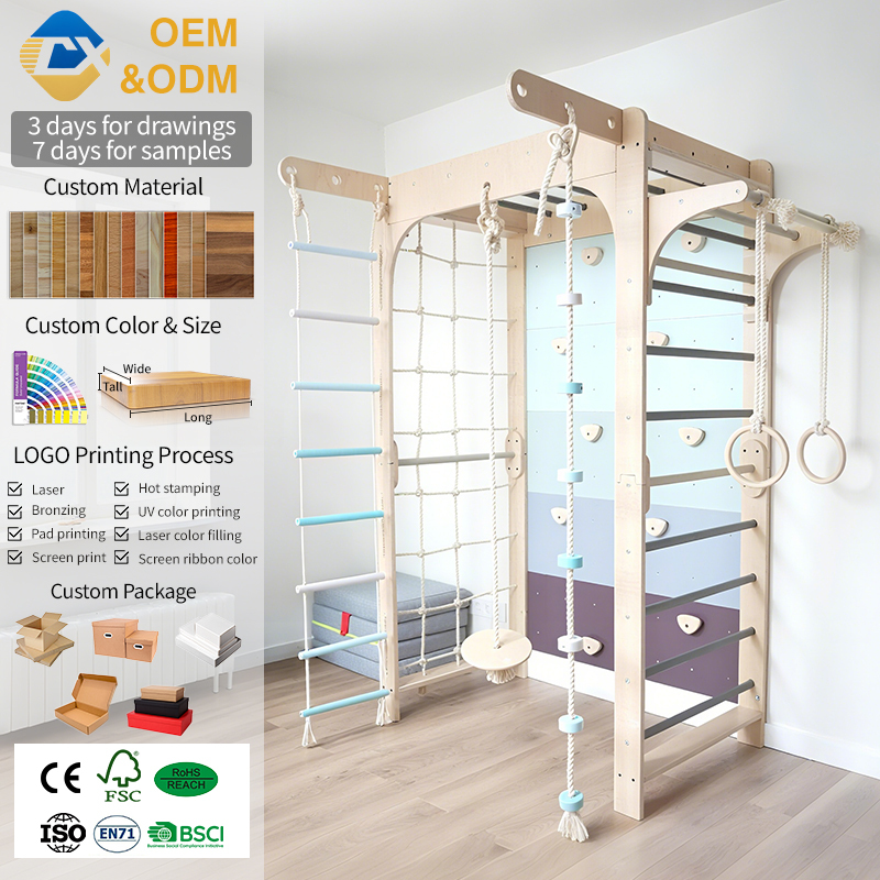 Montessori Kids Climbing Frame with Indoor
