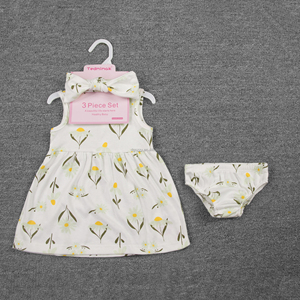 Vestiti su misura del bambino vestito <span class=keywords><strong>per</strong></span> le bambine del neonato carino stampa floreale <span class=keywords><strong>per</strong></span> i compleanni di estate <span class=keywords><strong>per</strong></span> 6-12 neonati - Product Image 4