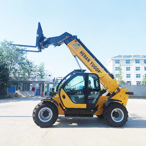 Chariot télescopique multi-usages 4 tonnes avec accessoires fourche <span class=keywords><strong>et</strong></span> benne, transpalette télescopique - Product Image 5