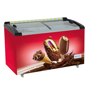 Vente chaude Congélateur de présentation en îlot commercial Compresseur électronique de marque Congélateur de présentation de crème glacée Réfrigérateur pour supermarché - Product Image 2