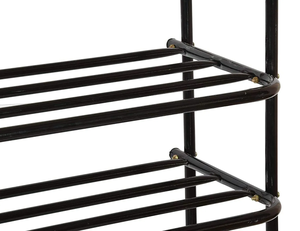 Heavy-<b>Weight</b> Multifunctional Black Metal Shoe Rack Hall Foldable Low Space Living Room <b>Storage</b> Light <b>Weight</b> Iron Side Rack - Product Image 4