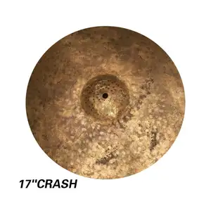 Cymbal profissional feito à mão, cymbal 17 ''acidente de batida para tambor