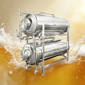 MICET 600L 1000L 1200L Tanque de <span class=keywords><strong>Cerveza</strong></span> Horizontal Brite, Tanques de Almacenamiento Apilables, Tanque Doble Bright, Equipo de Fermentación y Maduración de <span class=keywords><strong>Cerveza</strong></span> BBT - Product Image 1