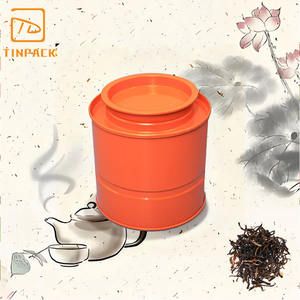 פח בסגנון וינטג יכול אריזה עבור פחיות תה יוקרה עם הדפסה מותאמת אישית מיכל פח - Product Image 1