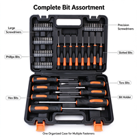 Kit d'outils de réparation de précision manuels 66 pièces pour électronique et meubles, sans perceuse électrique