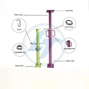 Étai métallique réglable robuste pour coffrage moderne, système d'étaiement pour dalles de béton et échafaudage de construction - Product Image 4
