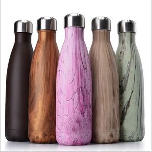 Botella de agua térmica de doble pared de acero inoxidable con aislamiento de cola, para deportes al vacío, ecológica - Product Image 2