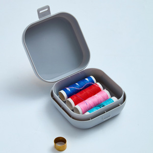Modern Square Compact Portable Custom Plastic Jewelry Storage Box with Button Closure for Necklace and <b>Earring</b> Travel <b>Case</b> - Product Image 3