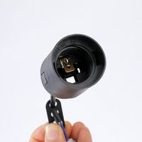 Douilles de lampe E27 modernes en plastique, support de suspension rétro personnalisé pour restaurant, douille à vis AC 110V/220V, garantie 2 ans, direct usine