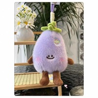 Pendentif en peluche de la série Fruit Table Companion, Fraise Orange Palm Treasure, Décoration de poupée créative, Porte-clés de dessin animé, Coton PP