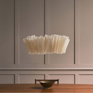 Lampe suspendue en fer et tissu de style crème nordique japonais, style <span class=keywords><strong>zen</strong></span> vintage, pour bureau, chambre, salon, salle de thé, éclairage d'hôtel familial - Product Image 1