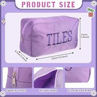 Sac de rangement coloré pour tuiles de Mahjong, étui de voyage imperméable, grande pochette de rangement brodée, sac de voyage portable, sac de rangement pour tuiles de Mahjong