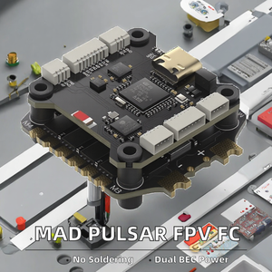 MAD Pulsar F405 8S FPV ชุดควบคุมการบิน อะไหล่โดรนโลหะ ชุดควบคุมการบินแบบไม่ต้องบัดกรี Dual BEC Type-C สำหรับแข่ง RC ฟรีสไตล์ - Product Image 2