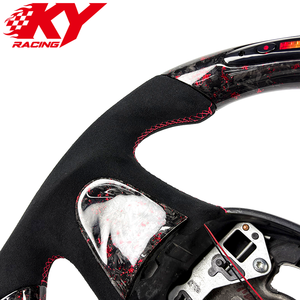 Volante deportivo LED RPM de fibra de carbono forjado personalizado con cuero para Mini R56 F55 F56 JCW R50 F57 R57 R55 F60 F54 Cooper S - Product Image 2