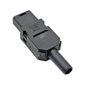 Conector de Alimentación Industrial IEC320 C13/C14, 10A 250V, Conexión Rápida, Montaje en Campo, Conector de Crimpado, Contactos de Latón 3p - Product Image 4