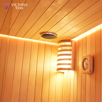 Salle de sauna à vapeur sèche Baril de cèdre canadien Salle de sauna à vapeur chaude humide traditionnelle