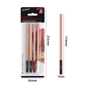 Xin Bowen - Juego de Lápices de Grafito para Artistas, 4 Piezas, Lápices de Colores para Dibujar y Bosquejar - Product Image 2