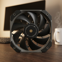 COOLLEO FF135 Radiateur de refroidissement CPU 120mm à double tour silencieux avec 6 caloducs FDB et ventilateur à refroidissement par air anti-gravité pour PC 4 broches