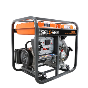 เครื่องกำเนิดไฟฟ้าอุตสาหกรรมแบบสูบเดียว 5.8 กิโลวัตต์ รุ่น Genset Ac สามเฟส กำลังไฟ 5.8 กิโลโวลต์แอมแปร์ 230/400 โวลต์ รุ่น Generator-6900S-T - Product Image 1