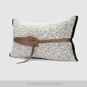 El cojín lumbar con diseño de textura Yuanhee en la cama de almohada es adecuado para el diseño de la sala de estar del cojín de la habitación modelo de Villa del hotel - Product Image 2