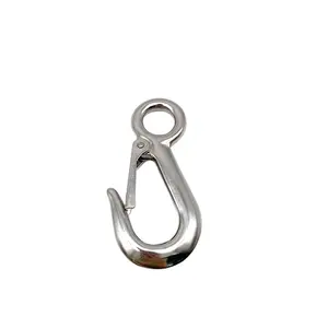 Large Eye Sling Hook mit Safety Latch Stainless Steel für 19MM Rope