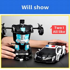 Bán buôn 2 trong 1 chuyển đổi robot xe thể thao mô hình RC xe biến dạng robot xe điều khiển từ xa Xe đồ chơi cho trẻ em Quà tặng - Product Image 6