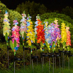 Luces solares para jardín con forma de flor, LED, alimentadas por energía solar, impermeables, decoración para exteriores, patio, jardín. - Product Image 1