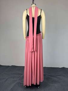 Nuovi Arrivi: Abito Donna Senza Maniche in Due Colori, Vestito Lungo Plissettato, Taglie Plus S-2XL - Product Image 4