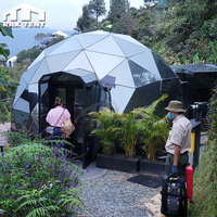 Kit de tente dôme en verre géodésique Geo Dome House de haute qualité pour Glamping Resort