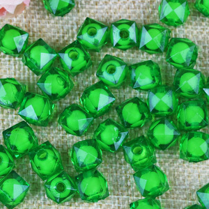 Acrylic Square <b>Beads</b> 8mm Loose For Jewelry Making DIY Crafting Wholesale By Weight - Product Image 2