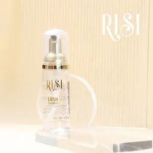 RISI Best Natural Eyelash Extension Lash Spray Shampoo Aftercare Kit Lash Brow Shampoo Deep Cleaning