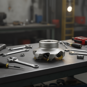 เครื่องตัดเฟอร์วีสำหรับงานผิวหน้า F406 080 พร้อมเม็ดมีดเปลี่ยนได้ - Product Image 3