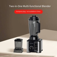 Juicer dan Blender baja tahan karat kapasitas besar, 3L multifungsi untuk penggunaan di rumah, menampilkan fungsi Juicer dan penggilingan