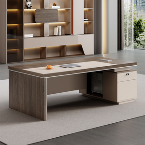 Venta al por Mayor de Moderno Escritorio de Oficina en Forma de L de Madera, Mueble de 240 x 100 x 75 cm, Set Organizador para Director - Product Image 2